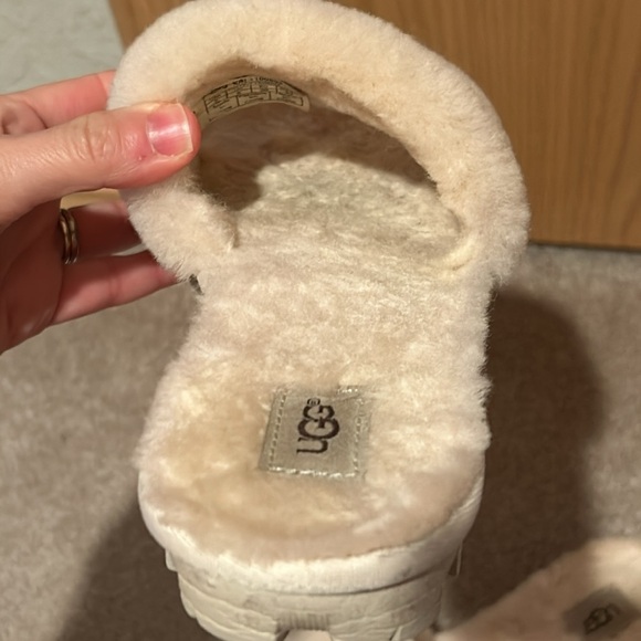 Ugg Cozette Womens Slippers - Cream/Slides - Picture 7 of 8